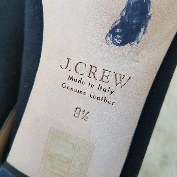 J.Crew Black Suede Bow Flats - Picture 10 of 10